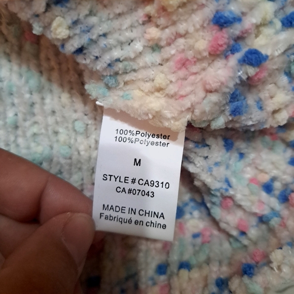 Dreamers | Pastel colorful textured knit long sleeved sweater - Picture 6 of 8